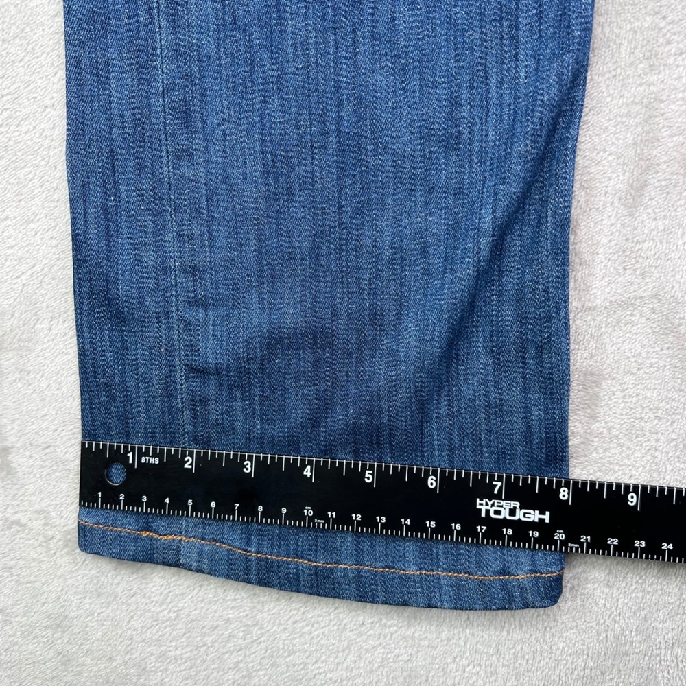 Hudson Beth Baby Bootcut Jeans Womens 29 Blue Solid Stretch‎ Flap Pocket Denim - Picture 8 of 16